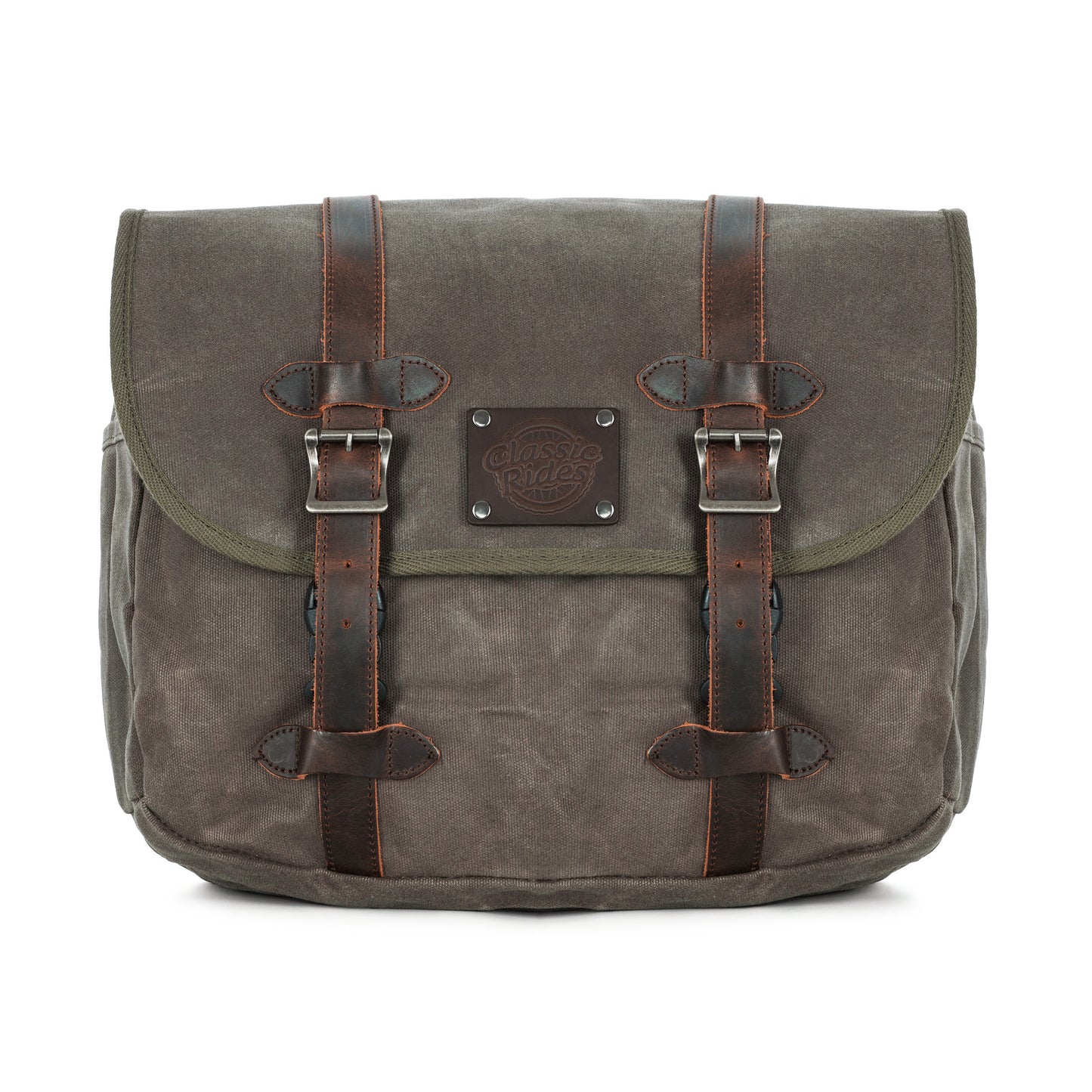 The Digley Motorcycle Pannier Bag 14L - Khaki