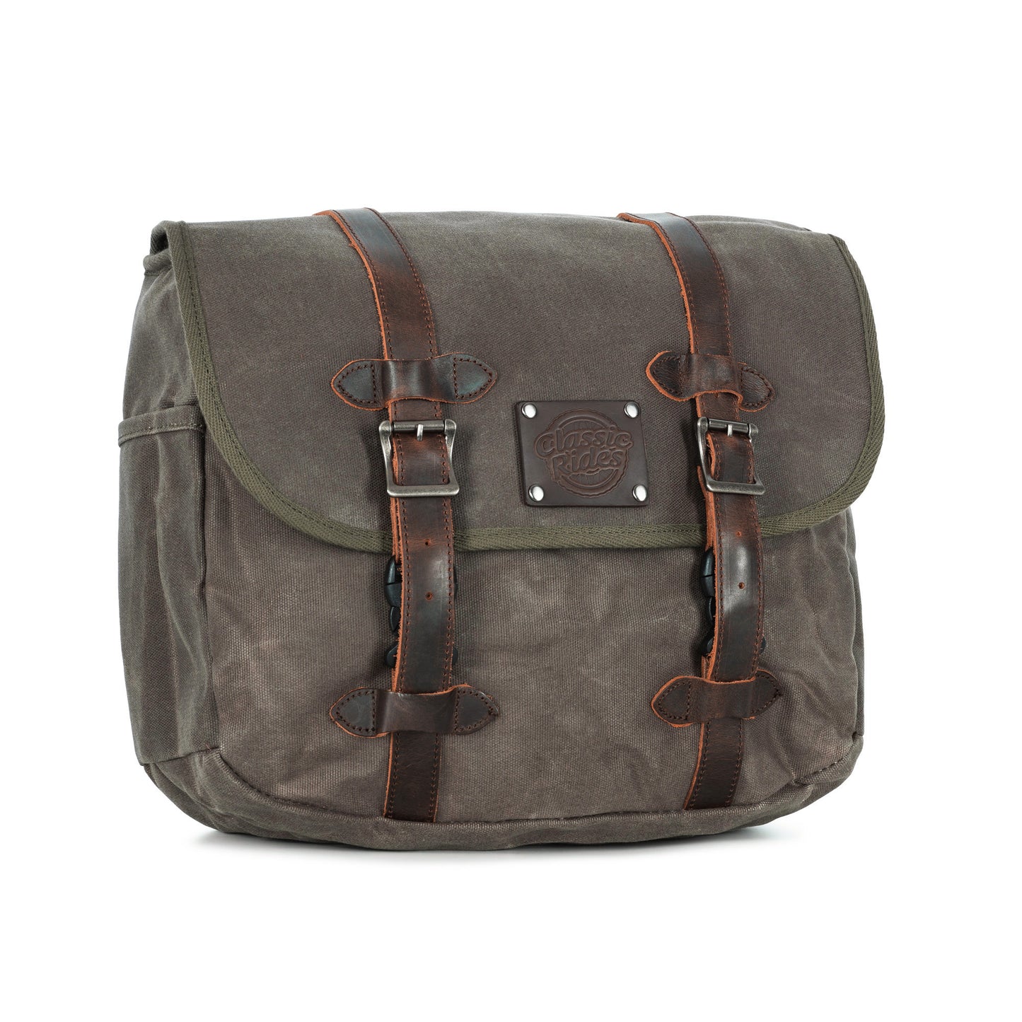 The Digley Motorcycle Pannier Bag 14L - Khaki