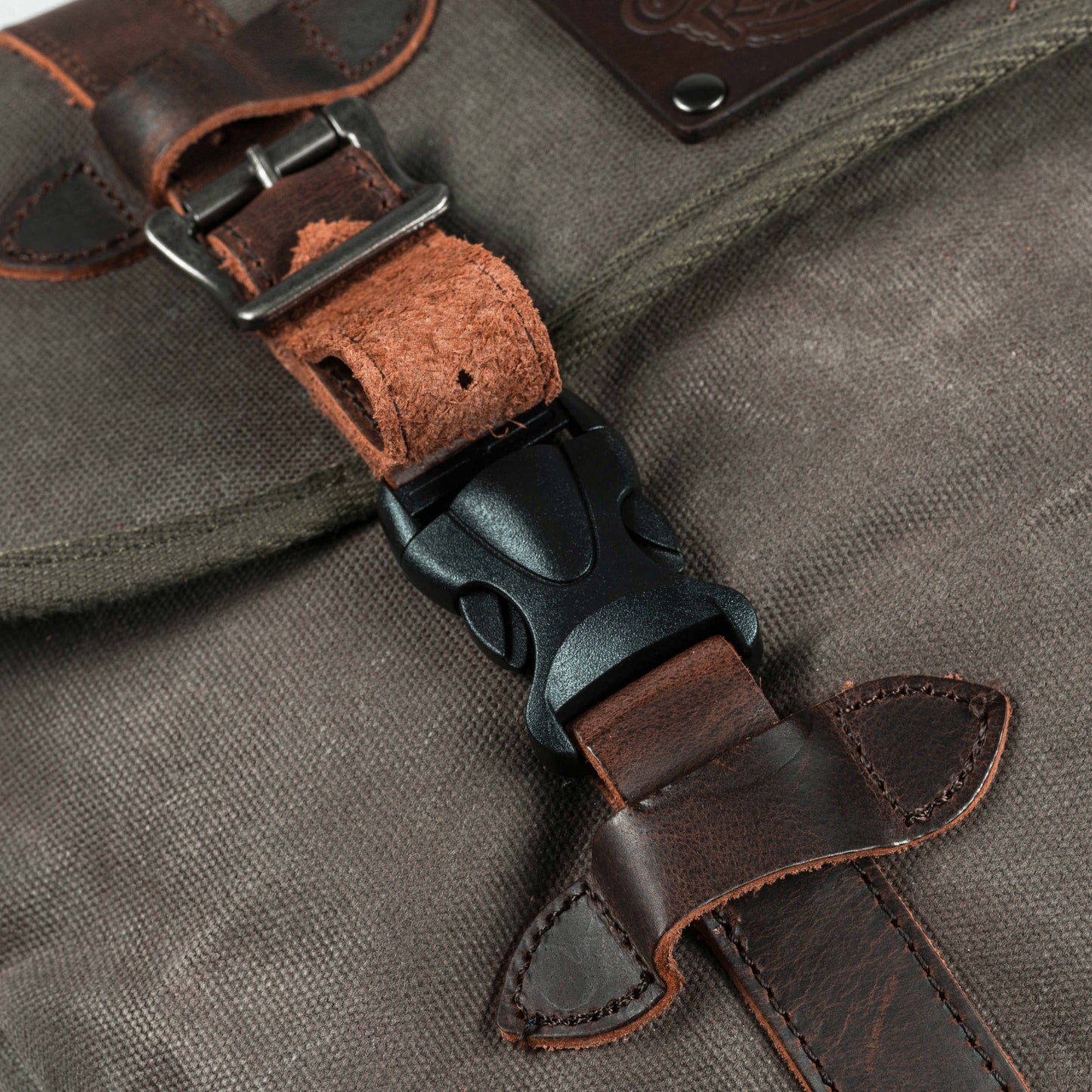 The Digley Motorcycle Pannier Bag 14L - Khaki