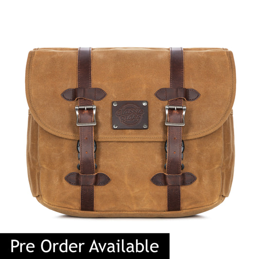 The Digley Motorcycle Pannier Bag - Sand