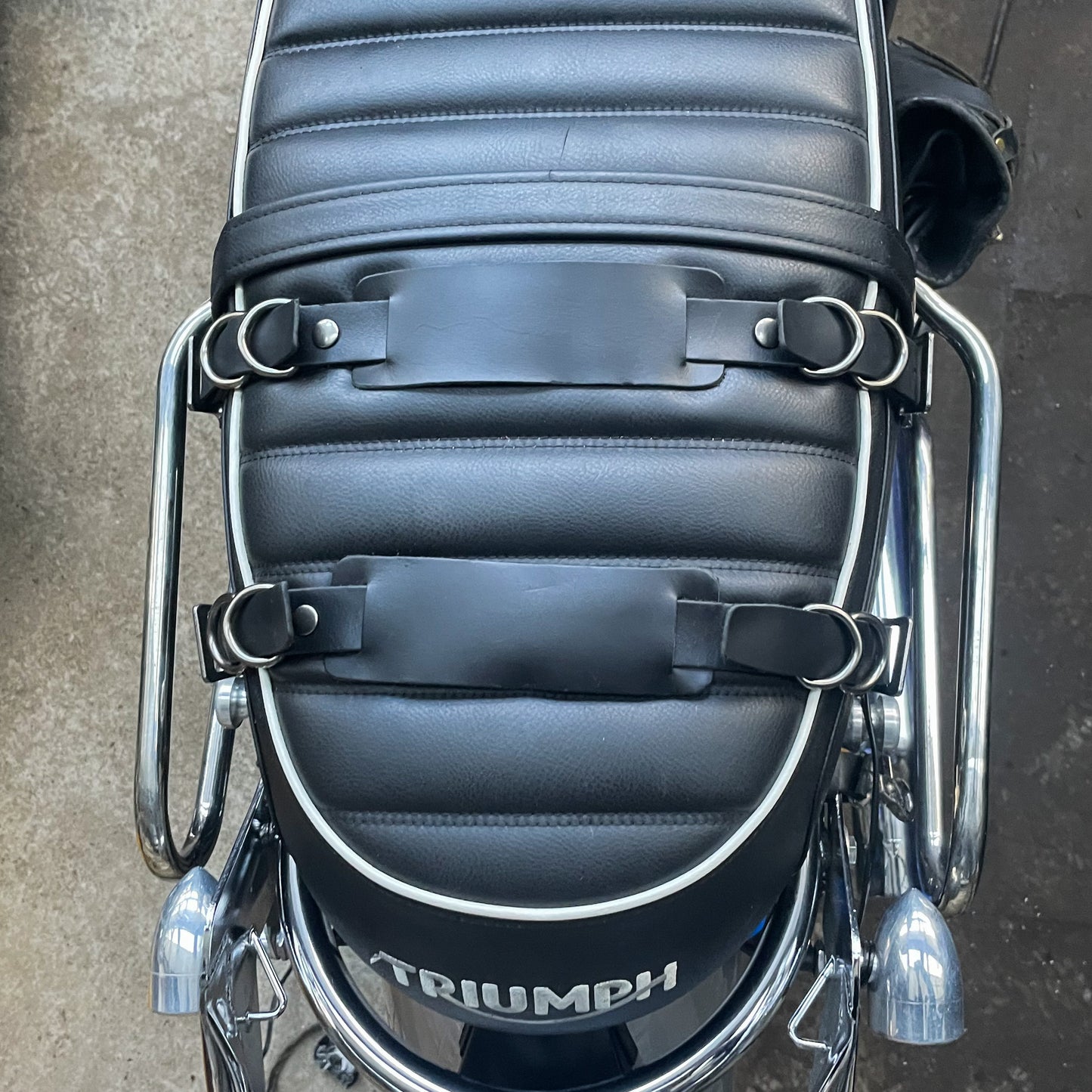 The Seat Strap - Black Leather