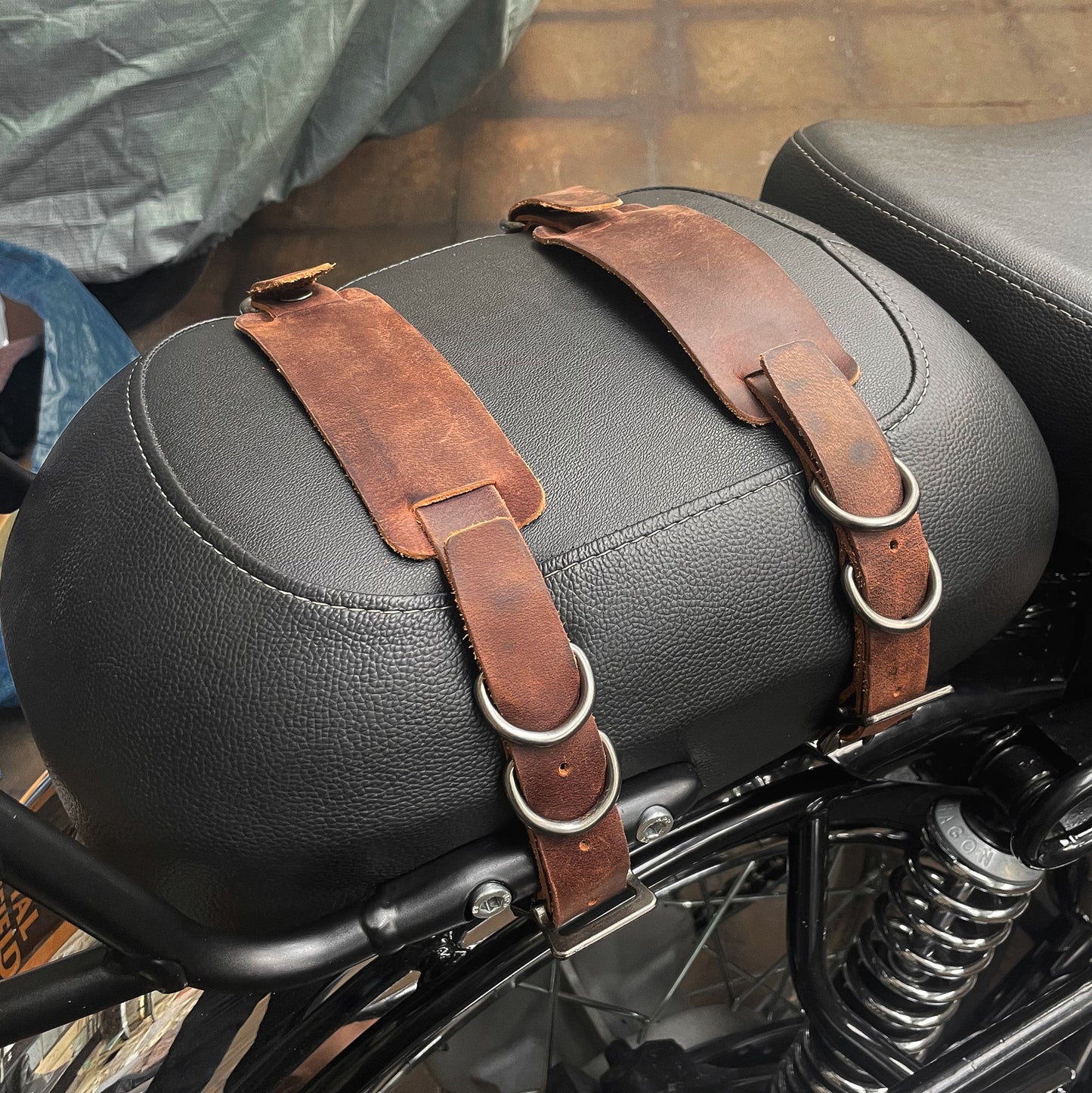 The Seat Strap - Brown Leather