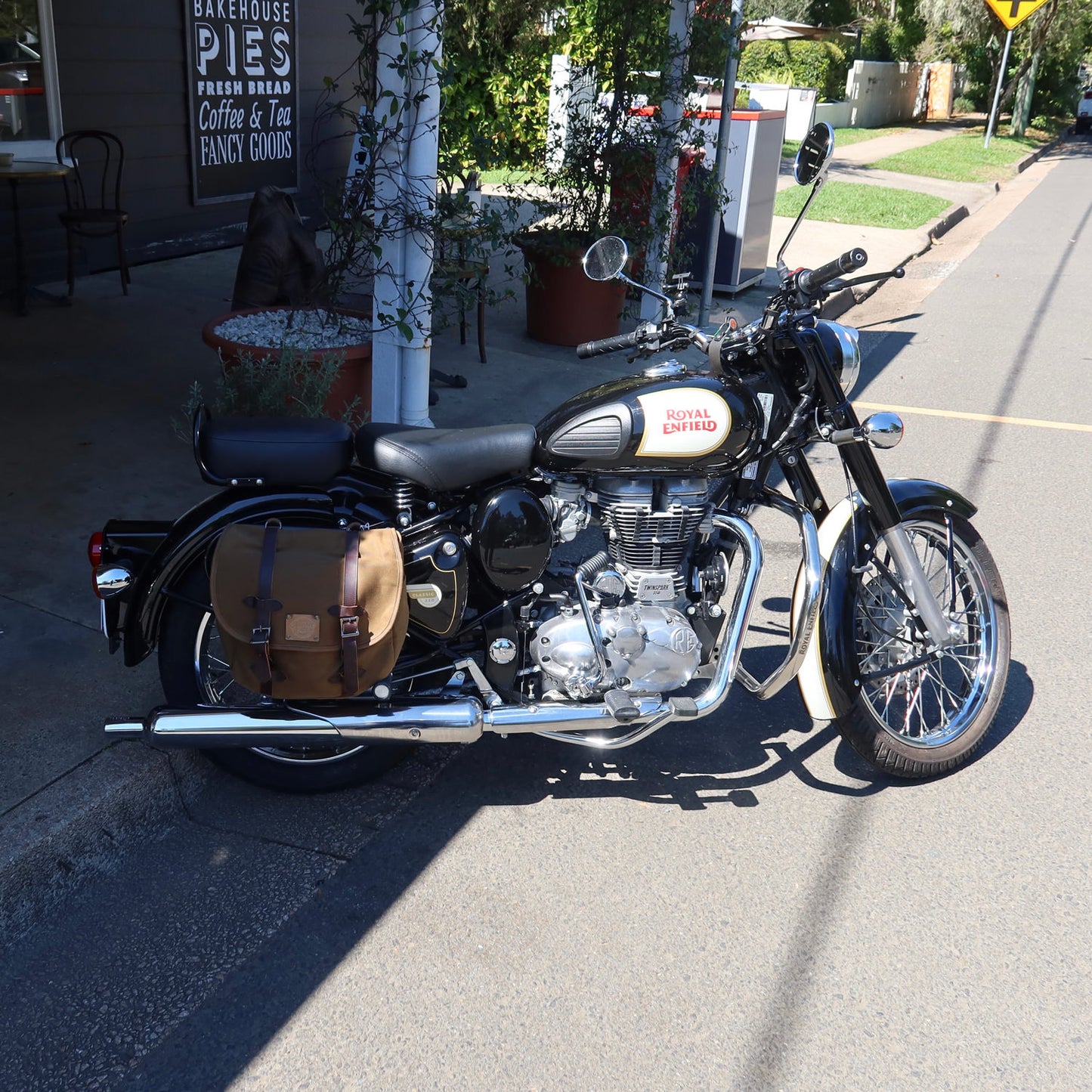The Digley Motorcycle Pannier Bag 14L - Sand