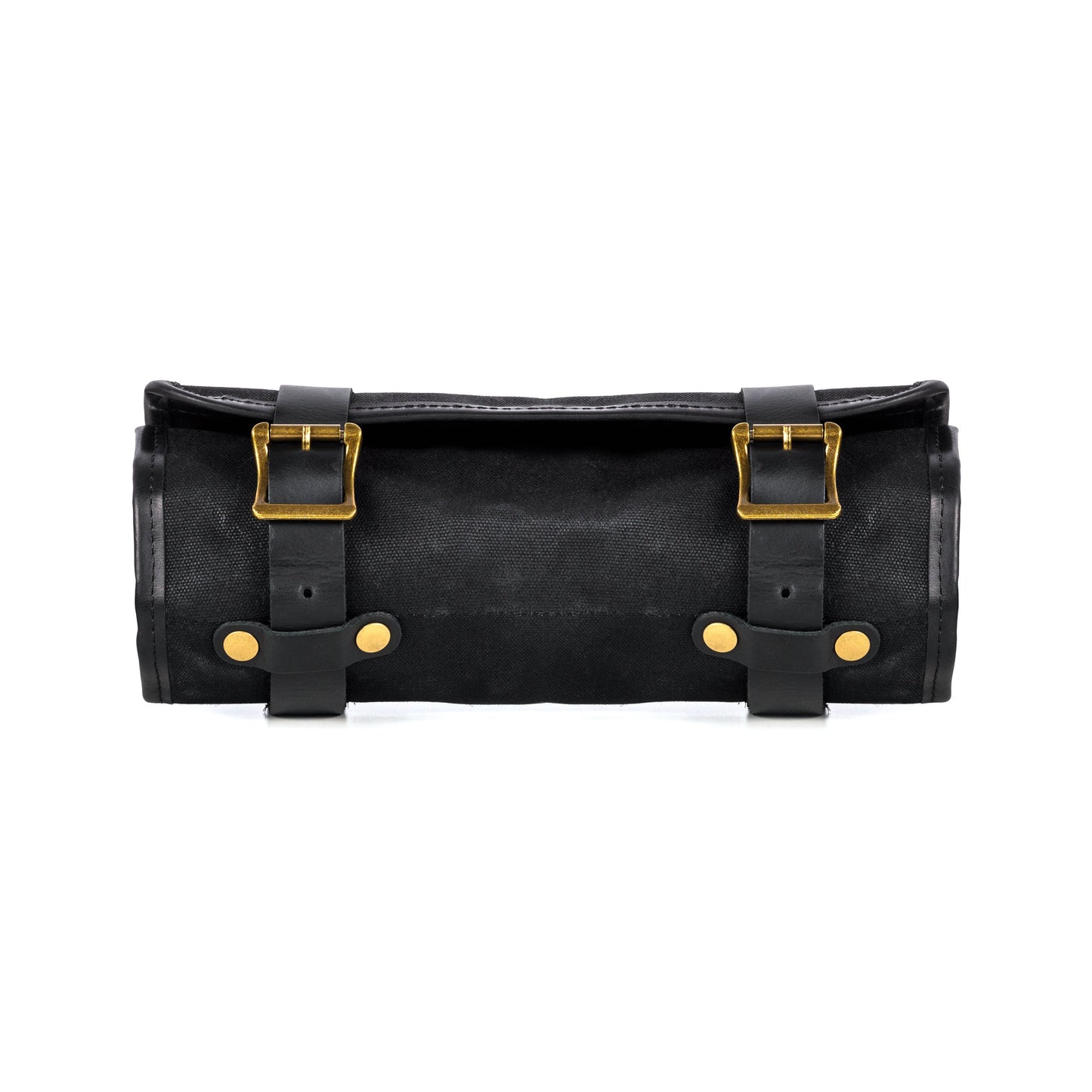 Waxed Canvas Tool Roll - Black