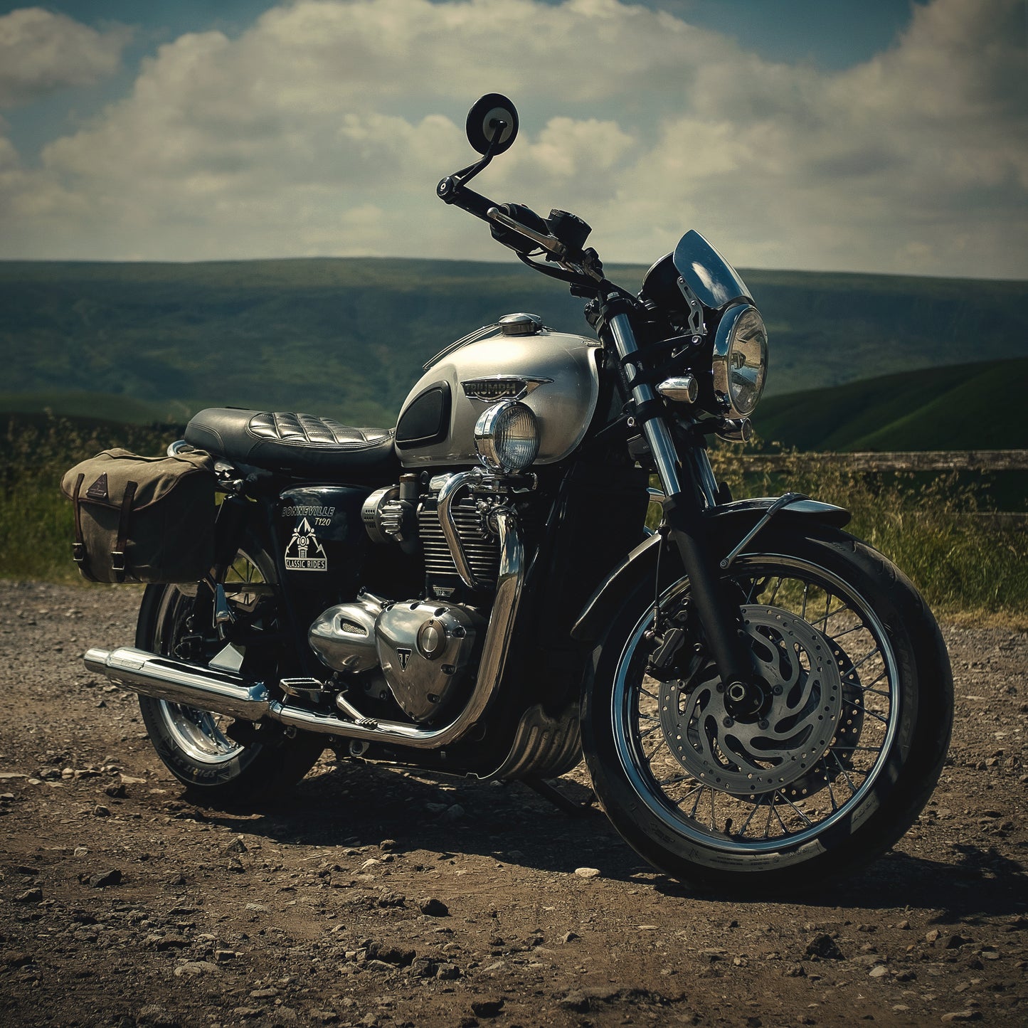 The Day Tripper Motorcycle Pannier Bag 10L - Khaki