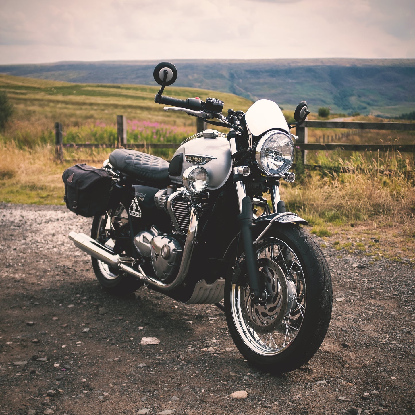 The Day Tripper Motorcycle Pannier Bag 10L - Chocolate