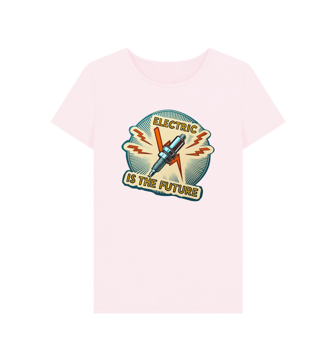 Pink Printed T-shirt Front