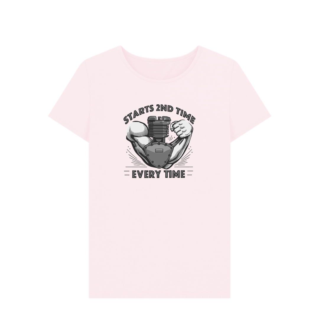 Pink Printed T-shirt Front