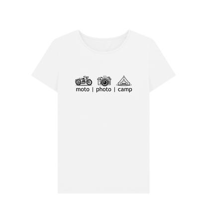 White Printed T-shirt Front