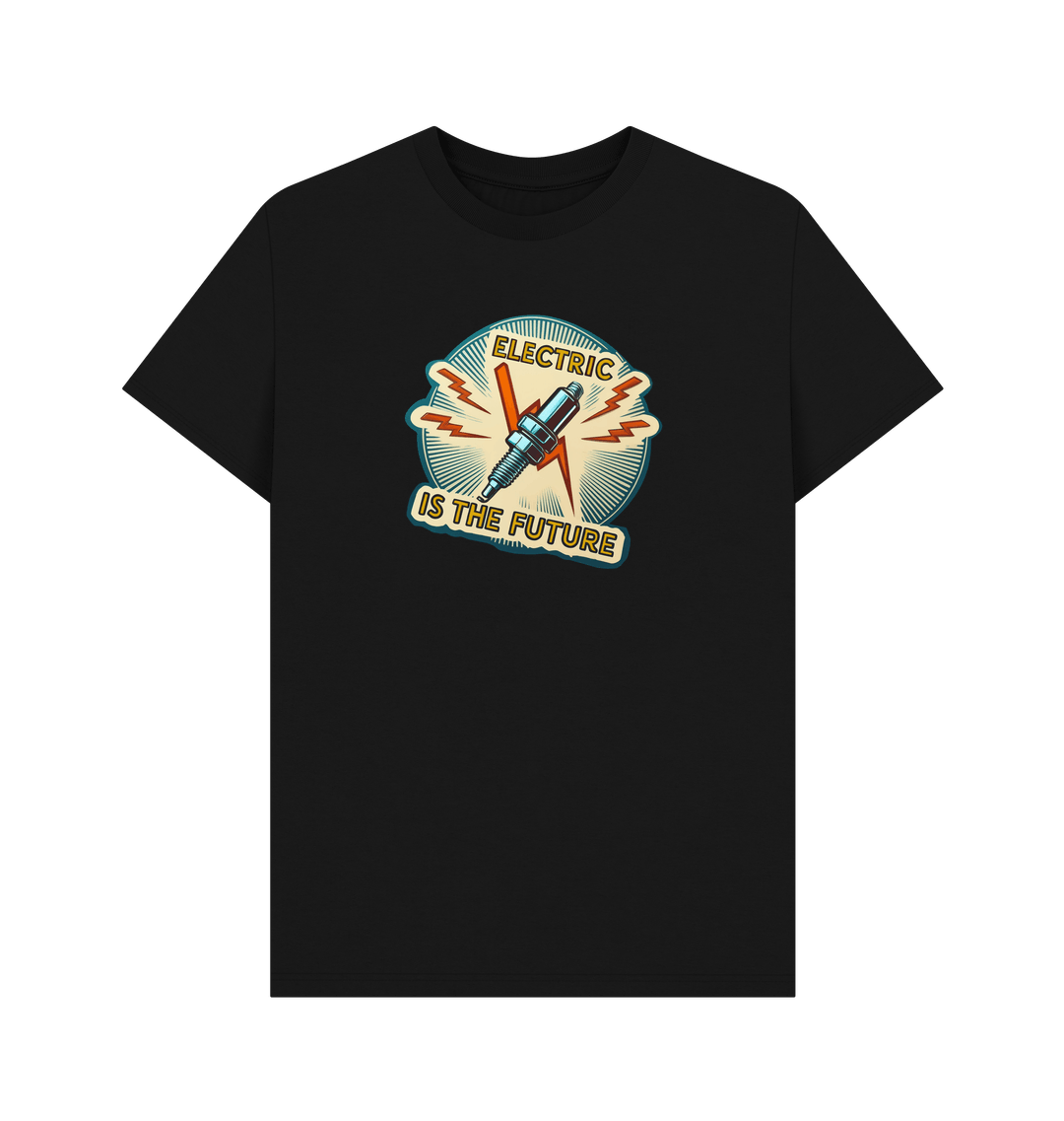 Black Printed T-shirt Front