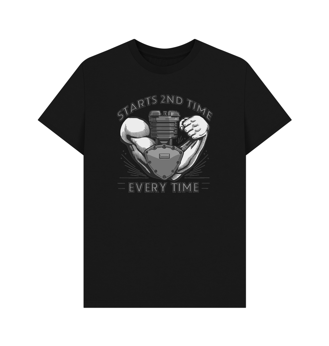 Black Printed T-shirt Front