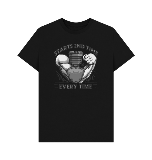 Black Printed T-shirt Front