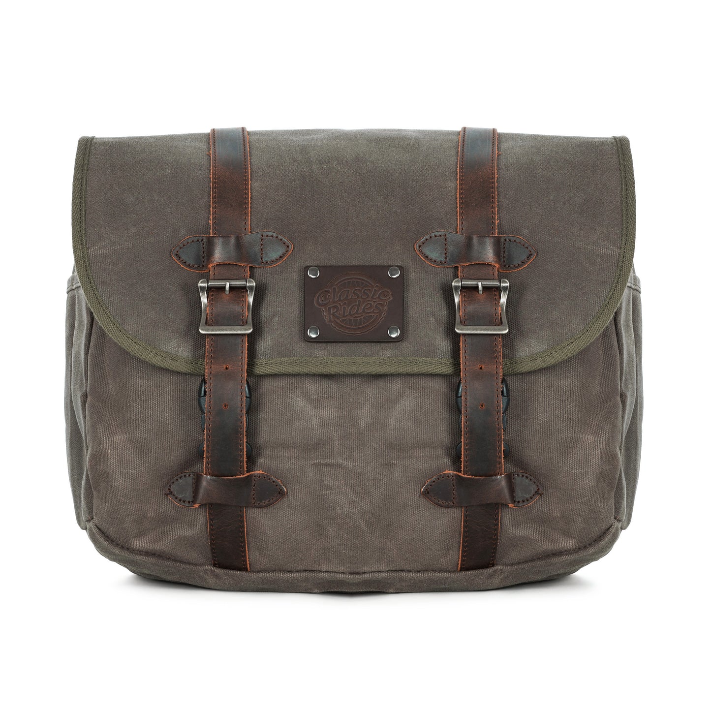 The Digley Motorcycle Pannier Bag - Khaki