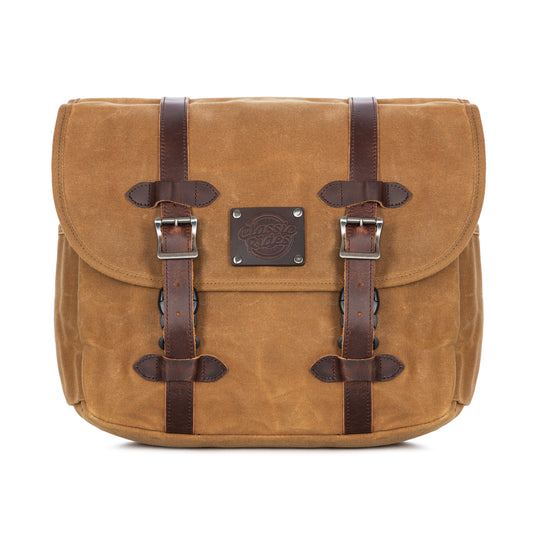 The Digley Motorcycle Pannier Bag 14L - Sand