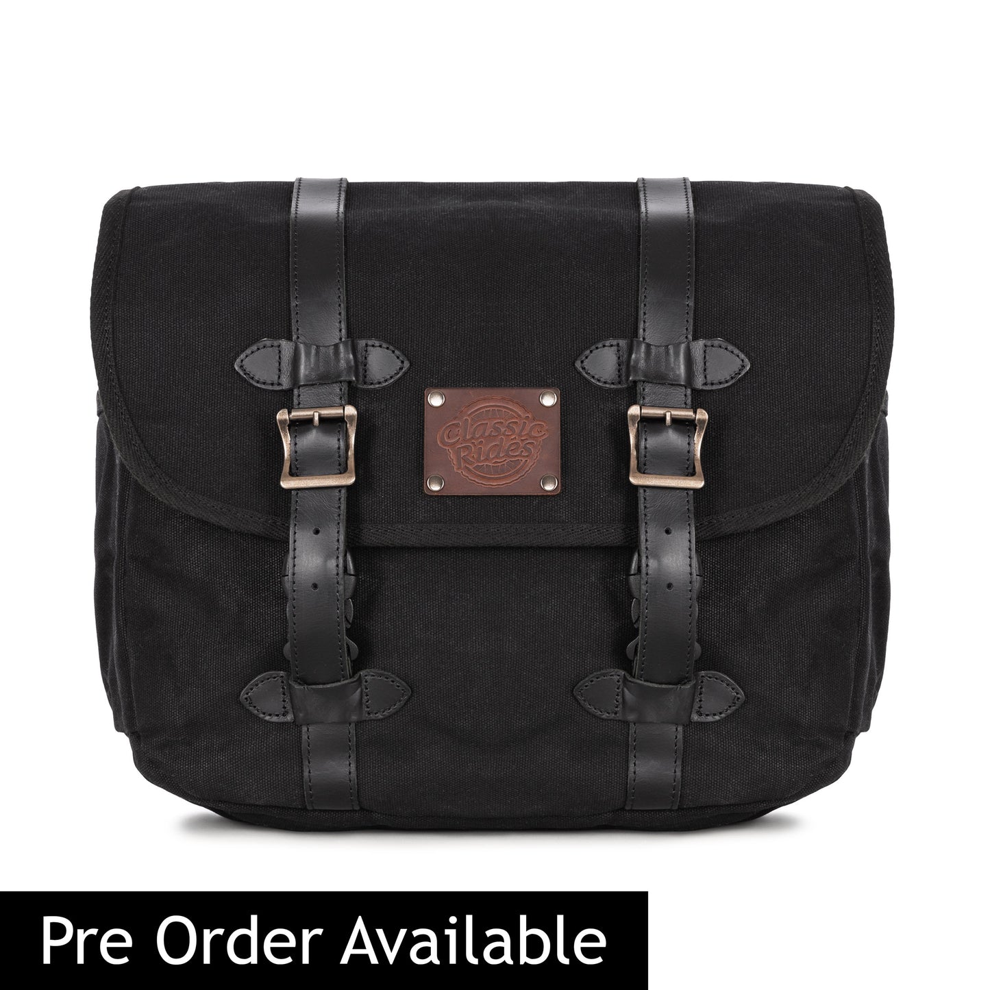 The Digley Motorcycle Pannier Bag - Black