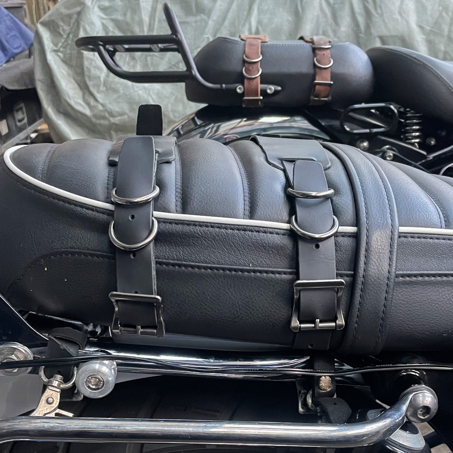 The Seat Strap - Black Leather