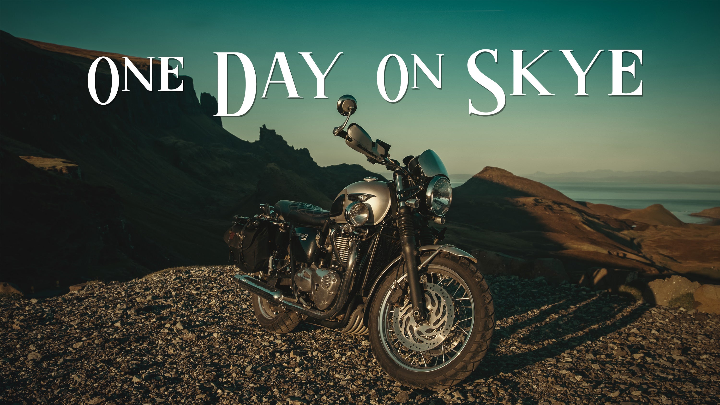 Load video: A motorcycle ride through the countryside
