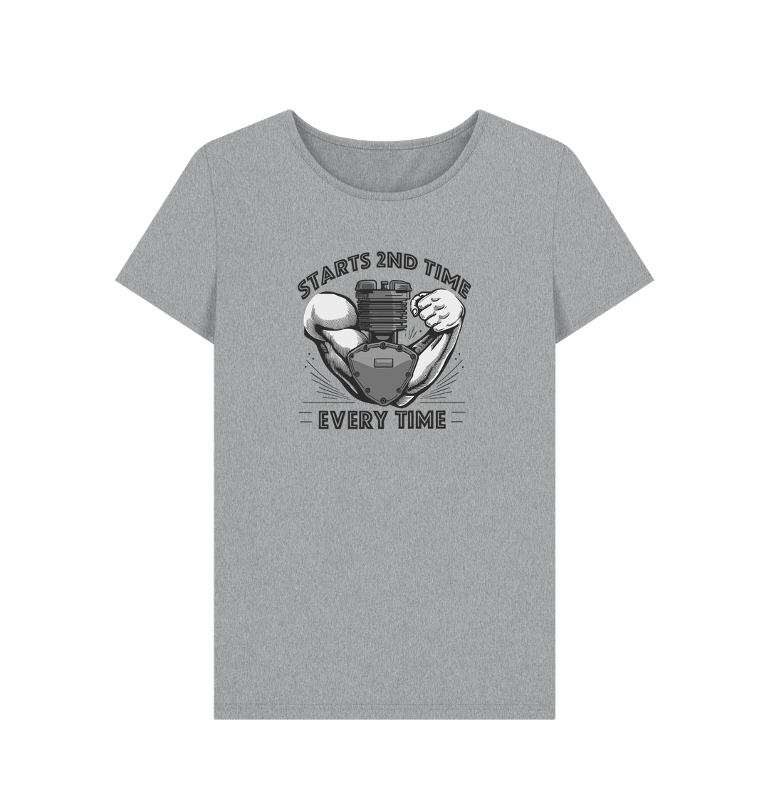 Athletic Grey Printed T-shirt Front
