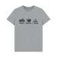 Athletic Grey Printed T-shirt Front