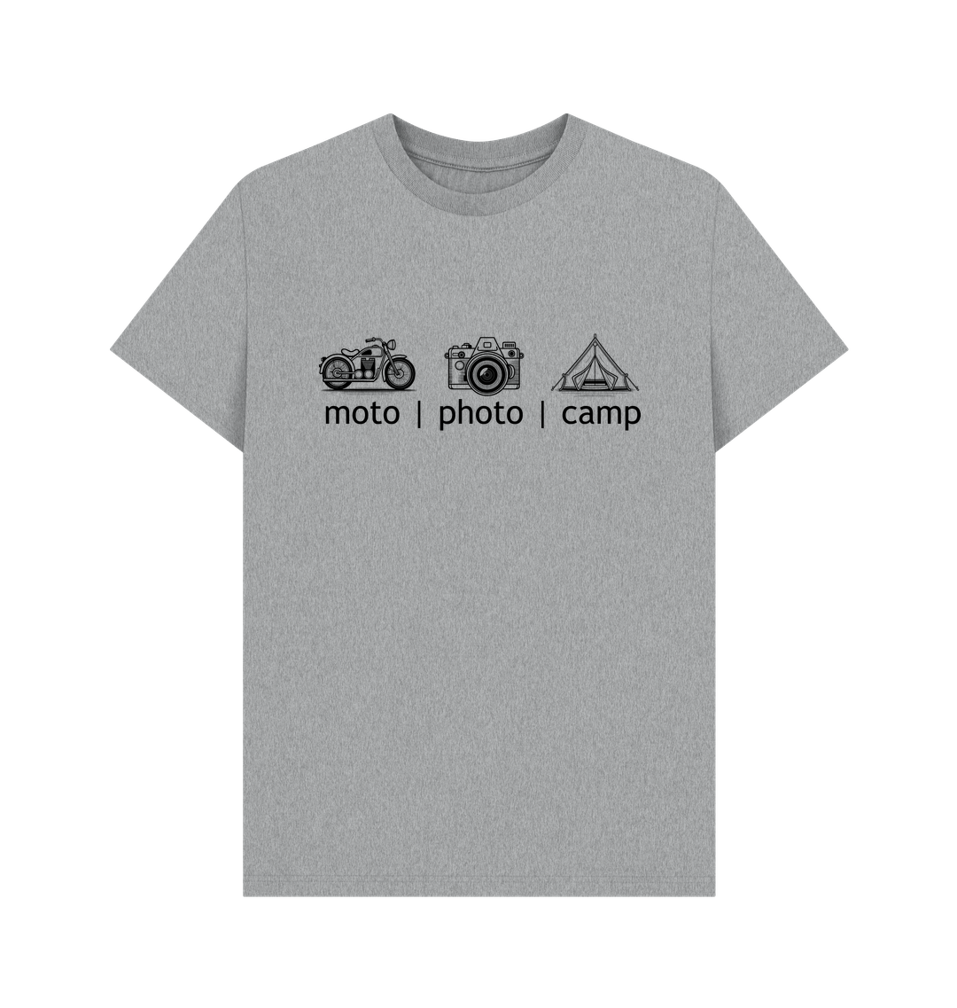 Athletic Grey Printed T-shirt Front
