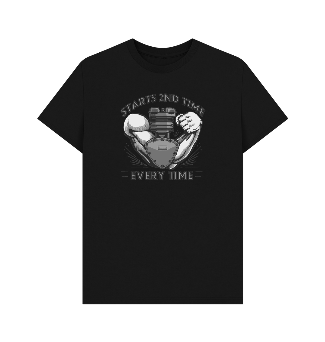 Black Printed T-shirt Front