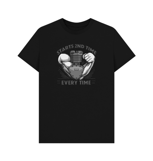 Black Printed T-shirt Front