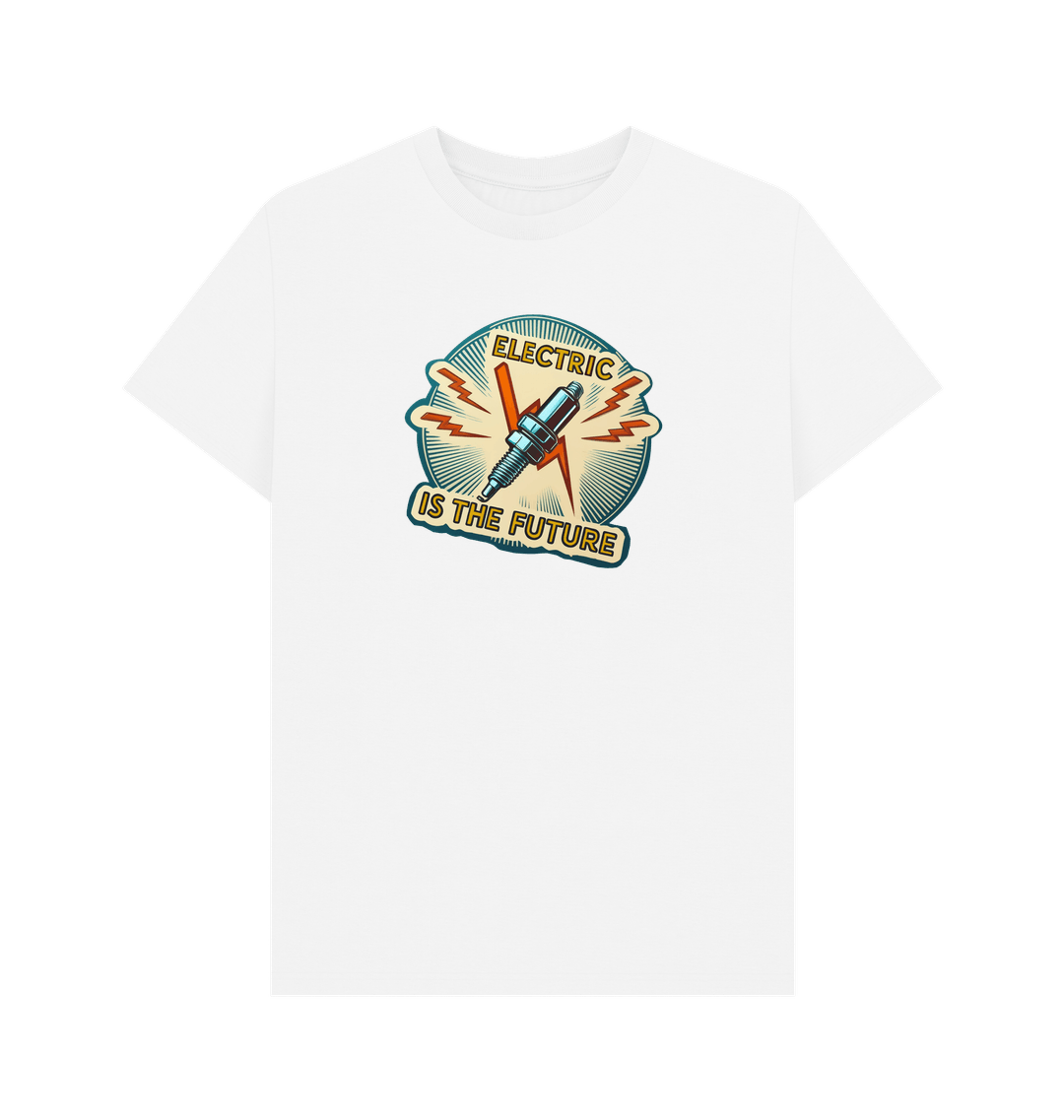 White Printed T-shirt Front