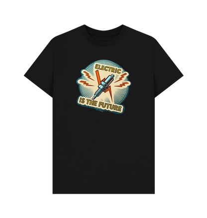 Black Printed T-shirt Front