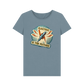 Stone Blue Printed T-shirt Front