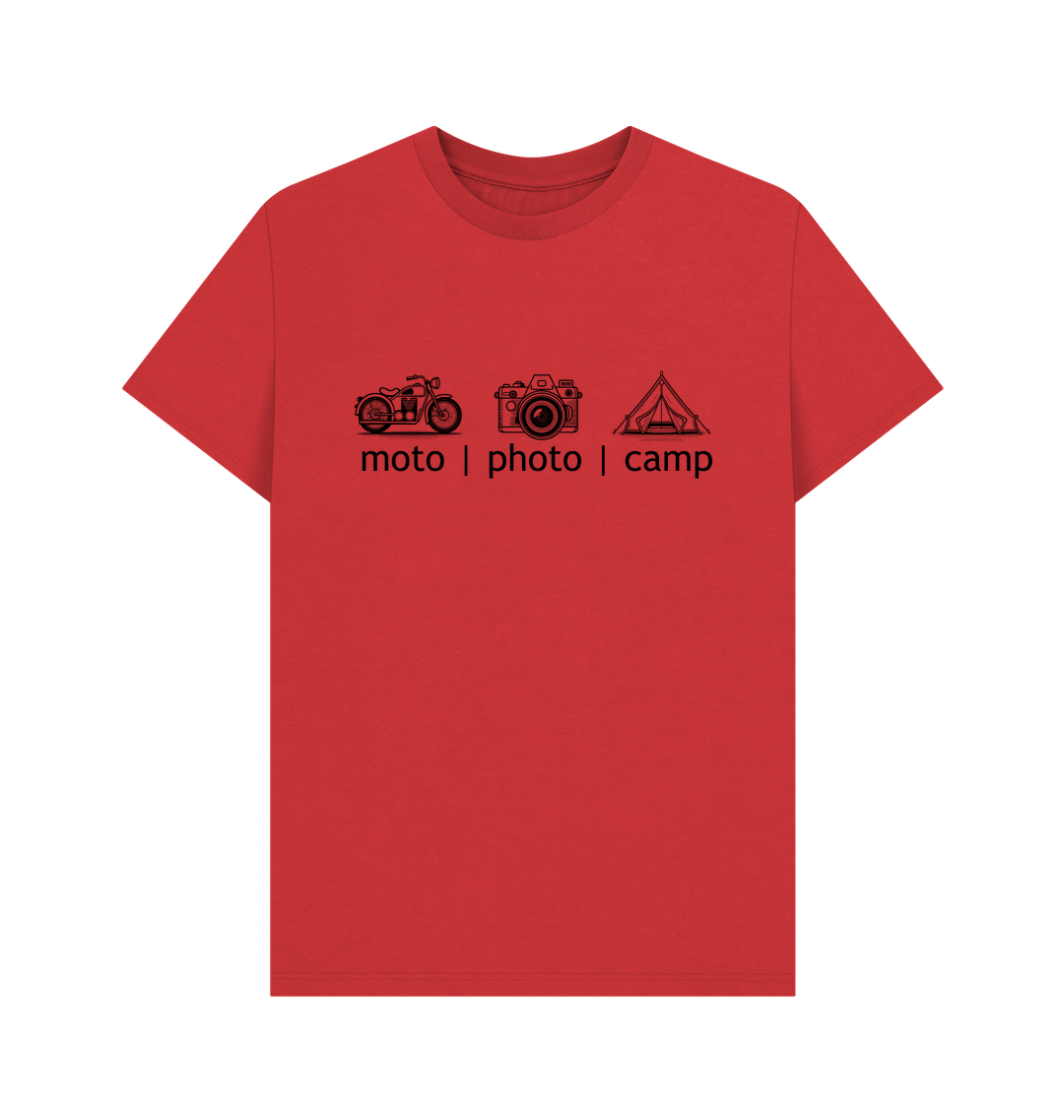 Red Printed T-shirt Front
