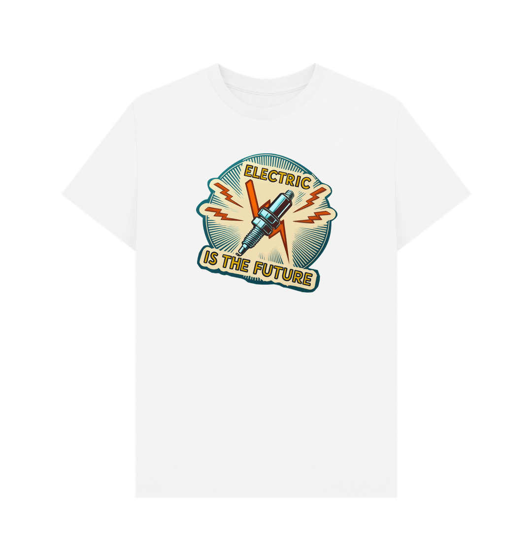 White Printed T-shirt Front