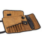 Waxed Canvas Tool Roll - Sand