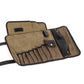 Waxed Canvas Tool Roll - Khaki