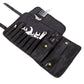 Waxed Canvas Tool Roll - Black