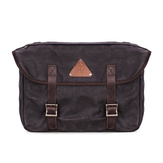 The Day Tripper Motorcycle Pannier Bag 10L - Chocolate